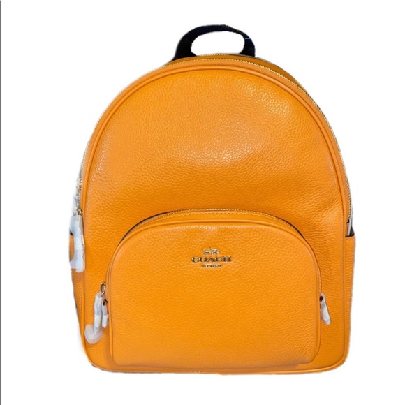 Coach Handbags - SOLD on Ⓜ️ Coach Orange Court Backpack